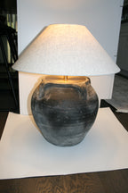 Louis IV Vintage Pot Lamp - Empire Shade